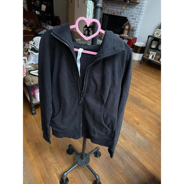 Lululemon Scuba Full-Zip hoodie black woman's 14 - Image 2