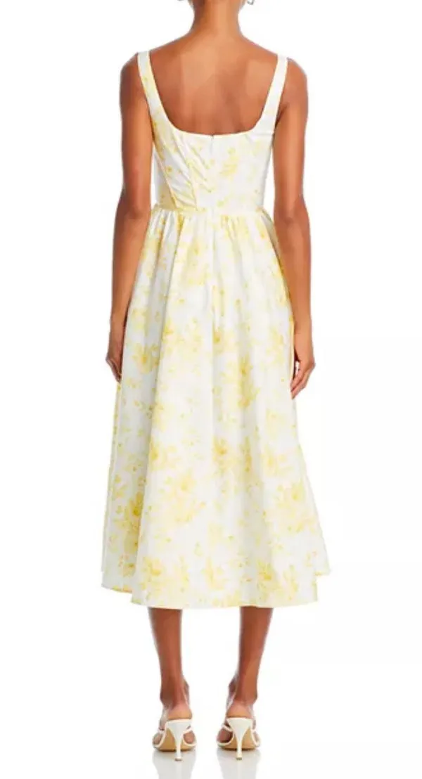 House of Harlow Floral Midi Dress - Image 2