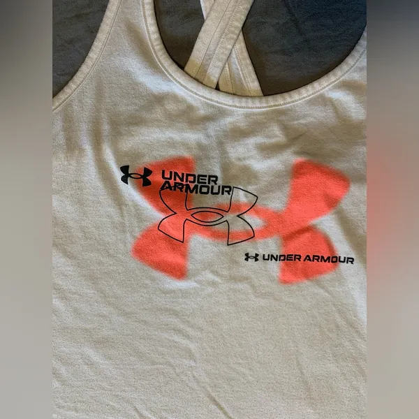 Under Armour blurred logo overlay Tank Top - Image 11