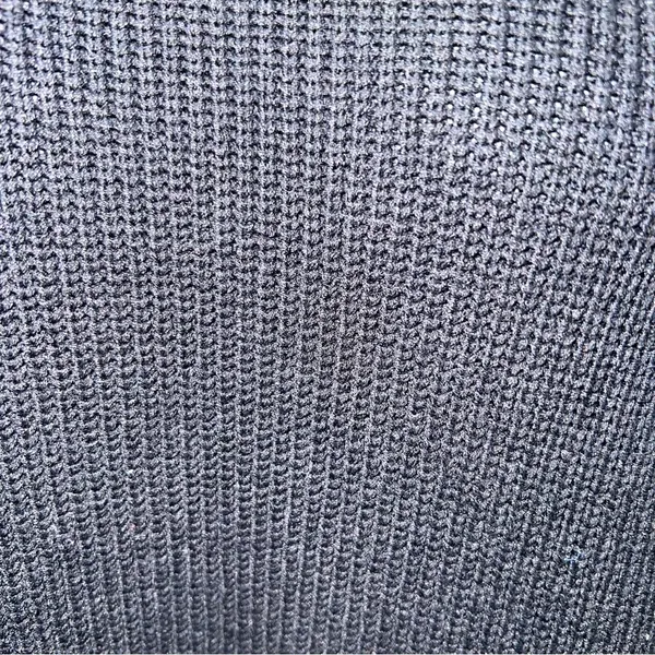 Zara Black Turtleneck Sweater with Tie Detail - Image 8