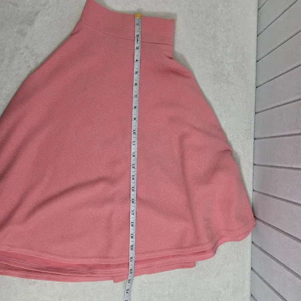 Urban CoCo‎ Pink Flared Midi Skirt Size XL A-Line Stretch Classic Feminine - Image 5