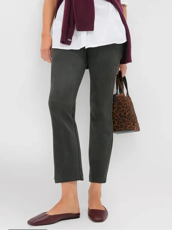 Tuckernuck Deep Olive Faux Suede Ashford Pants - Image 14