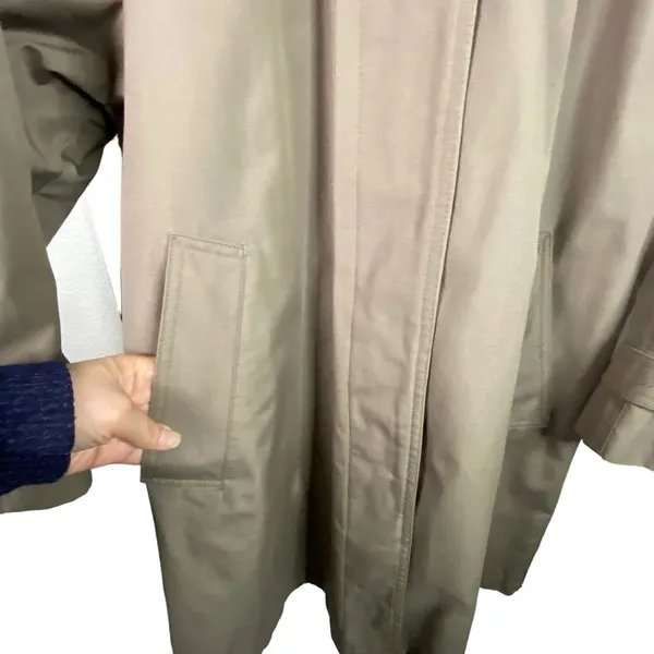 London Fog Women's Trench Coat Rain Jacket removable 3M‎ Thinsulate liner Sz 10P - Image 4