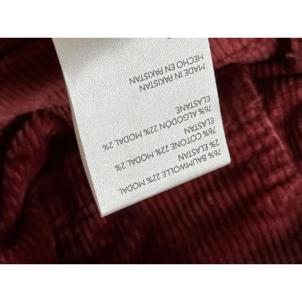 NWT Free People We The Free Risk Taker High Rise Straight Pants Corduroy size 30 - Image 10