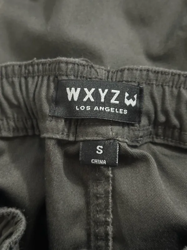 Wytzu Men's Black Cargo Pants - Utility Jogger Style - Image 4