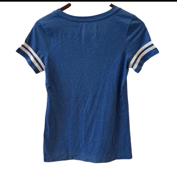 Genuine Merchandise NWT Chicago Cubs Retro Tshirt Vneck Blue White S MLB Baseball - Image 3