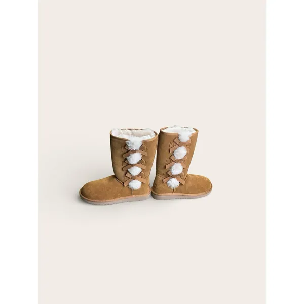 Koolaburra by Ugg Women's Tall Boots‎ Size 8 Chestnut Brown Sherpa Lined - Image 8