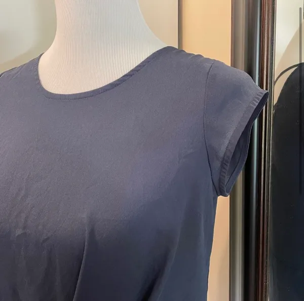 Silence + Noise Small Navy Blue Dress - Image 2