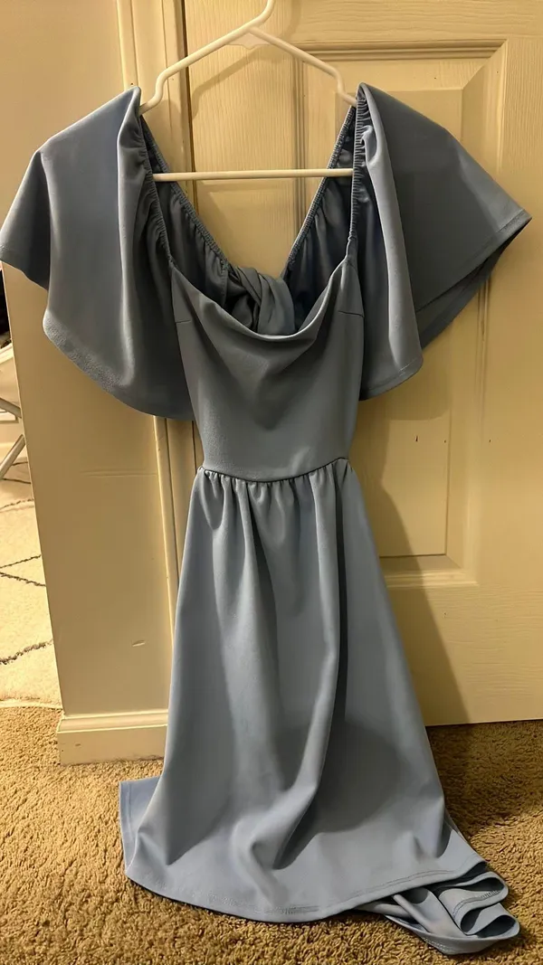 Altard State Open Back Blue Dress - Image 4