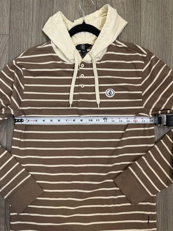 Volcom Striped Hoodie - Image 7