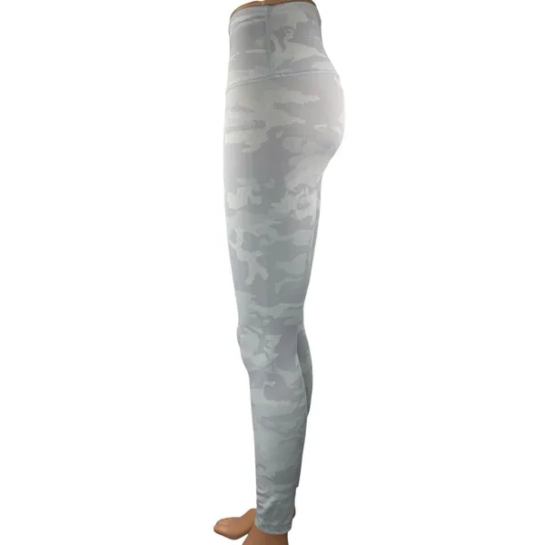 Lululemon Wunder Under Gray Camo Camouflage Skinny Activewear Leggings Pants 4 - Image 2