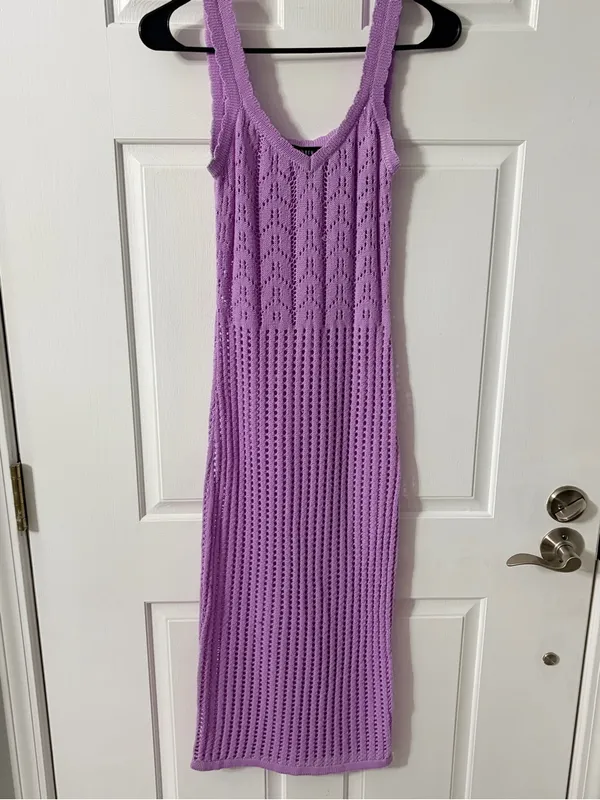 Chambery Lilac Knit Tank Dress - Women - Image 2