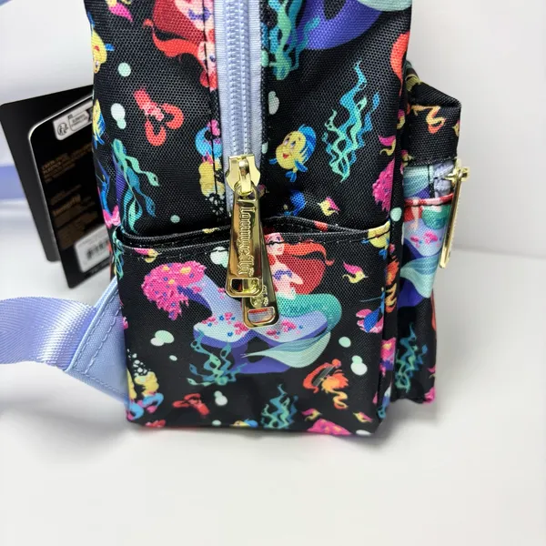 Loungefly Disney The Little Mermaid Under The Sea Nylon‎ Mini Backpack - Image 5