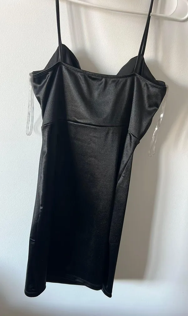 Windsor Black Mini Dress - Image 3
