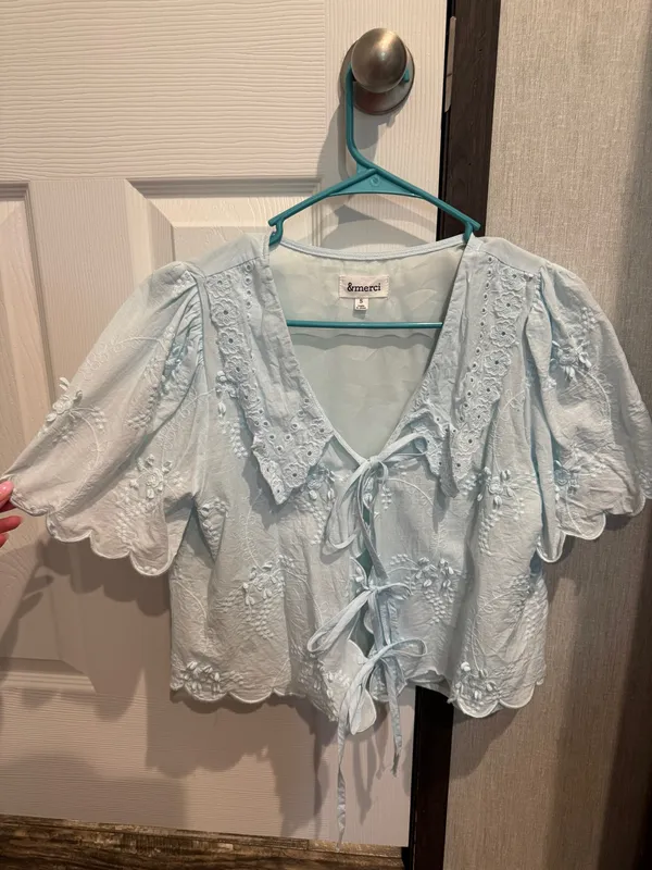 &Merci Tie Front Top - Image 5