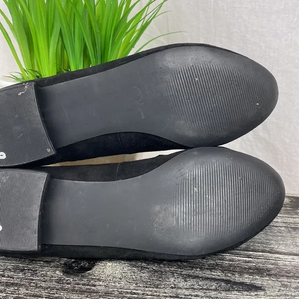 Steve Madden Black Smile Suede Loafers 8.5 - Image 3