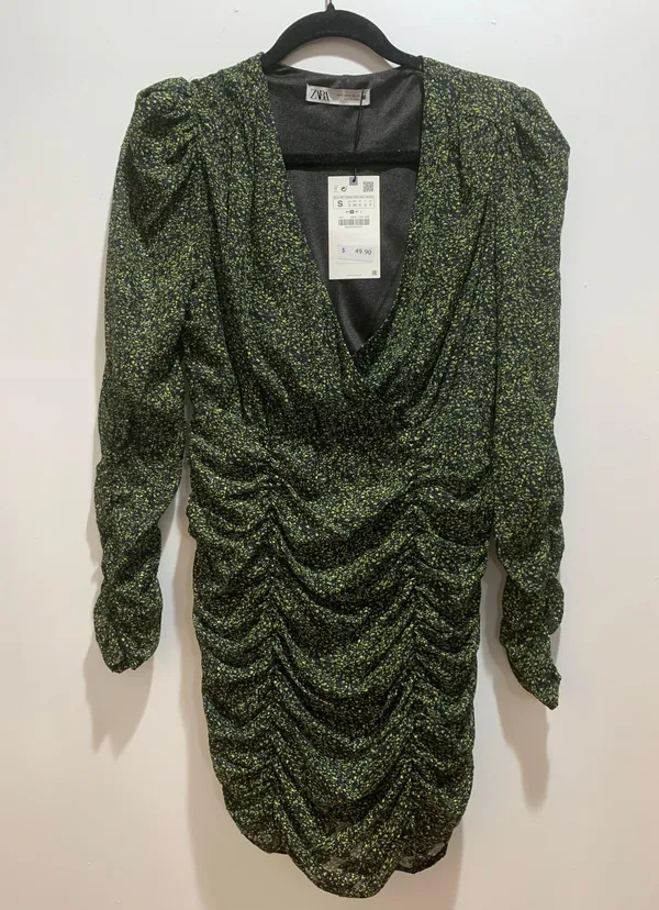 ZARA Floral Mini Dress - Image 4