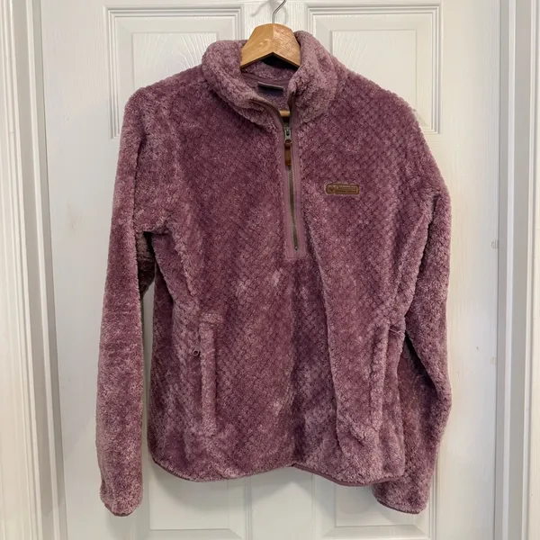 NWOT Columbia Fire Side Sherpa 1/4 Zip Faux Fur Fleece Pullover - Image 5