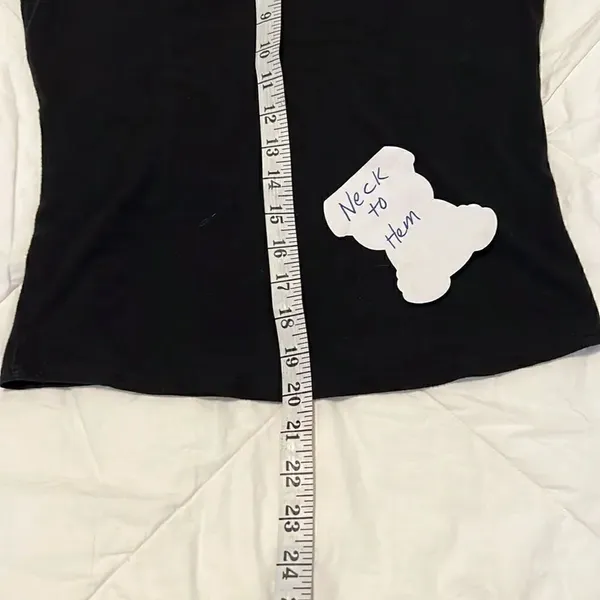 Gap size small black sleeveless ruffle neck knit top GUC - Image 7