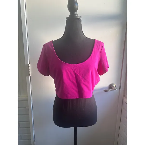 HATCH Maternity The Body Cropped Tee large athleisure gorpcore layered luxury - Image 2