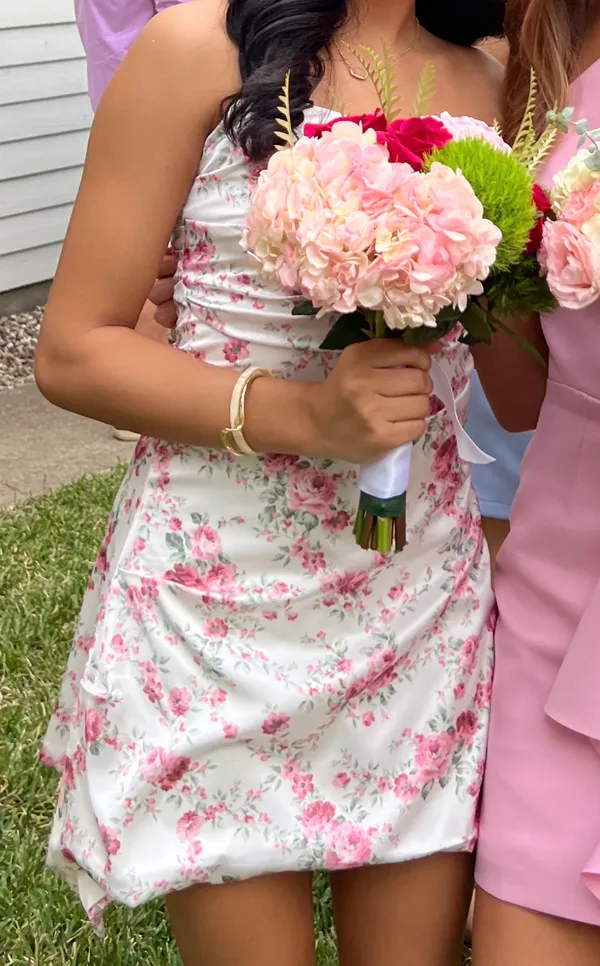 Ohmollydress Mini Pink Floral Size XS - Image 3