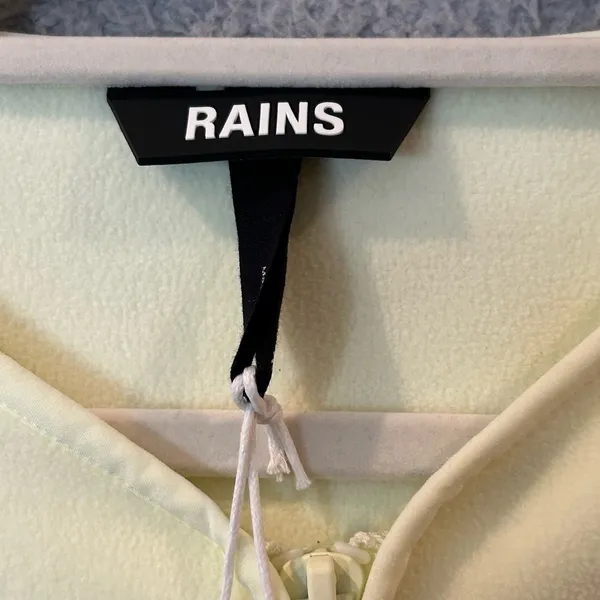 RAINS‎ Jacket Unisex Large Color Straw Fleece Full Zip Jacket MSRP $170 NEW - Image 5