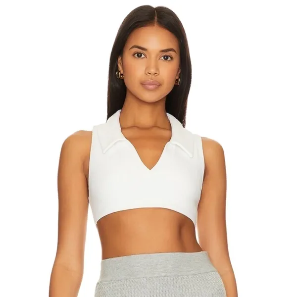 WeWoreWhat Polo Bra Optic White - Image 2