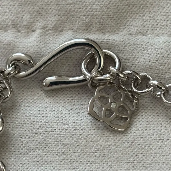 Nwot Kendra Scott limit edition stone silver long necklace - Image 4