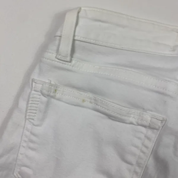 Paige Jeans‎ Womens 24 White Verdugo Crop Skinny Raw Hem Stretch Mid Rise Denim - Image 10