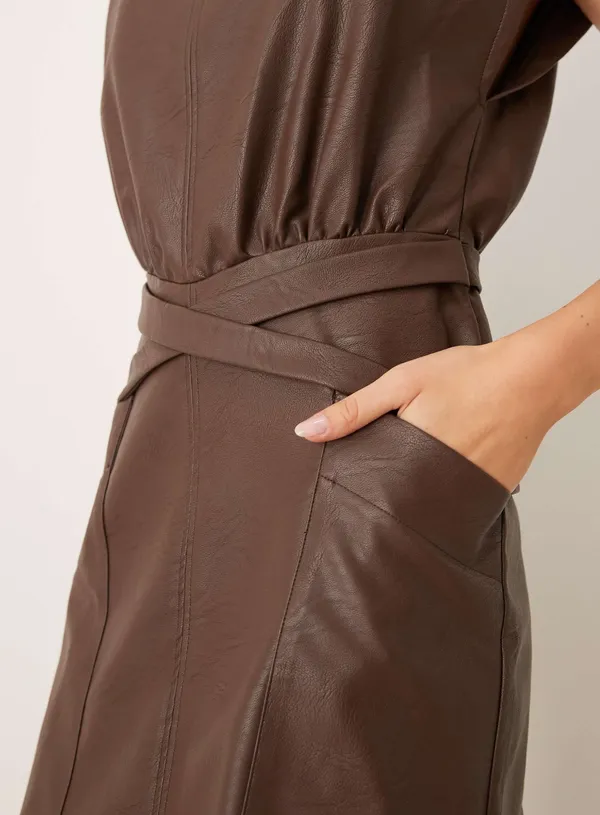 ASOS Leather Dress - Image 5
