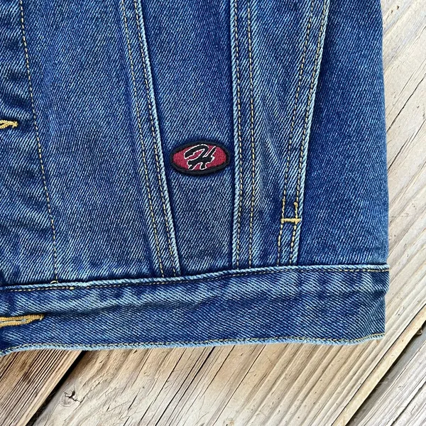 Tommy Hilfiger Women's Vintage Motorcycle Denim Vest Size M - Image 3