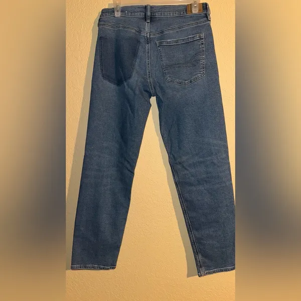 American Eagle Distressed Blue Jeans - Image 2