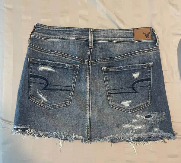 American Eagle Distressed Jean Skirt - Image 2