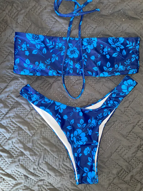 Floral Swim Suit Set Multi Size XS - Image 2