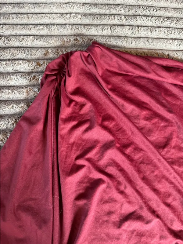 Maroon Zara dropped shoulder long sleeve - Image 4