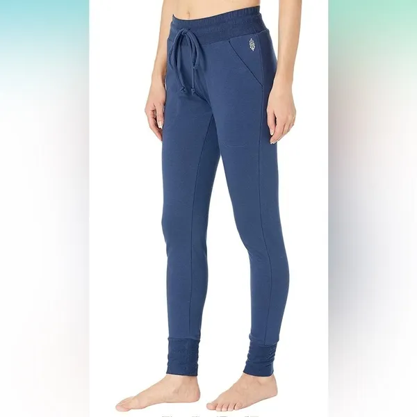 NWT Free People Movement Sunny Skinny Joggers Navy Blue Size Small FP - Image 2