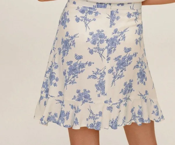 Mango Mini Floral Skirt - Image 2