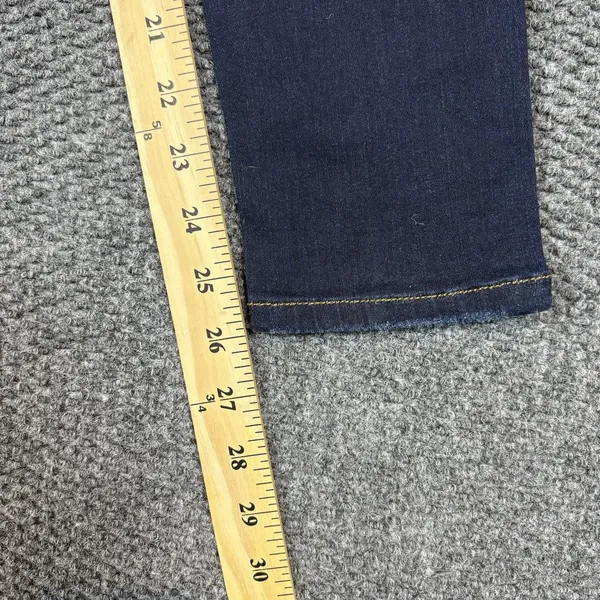 Flying Monkey Jeans Womens‎ 24 Blue Dark Wash Skinny Mid Rise Stretch Denim - Image 6