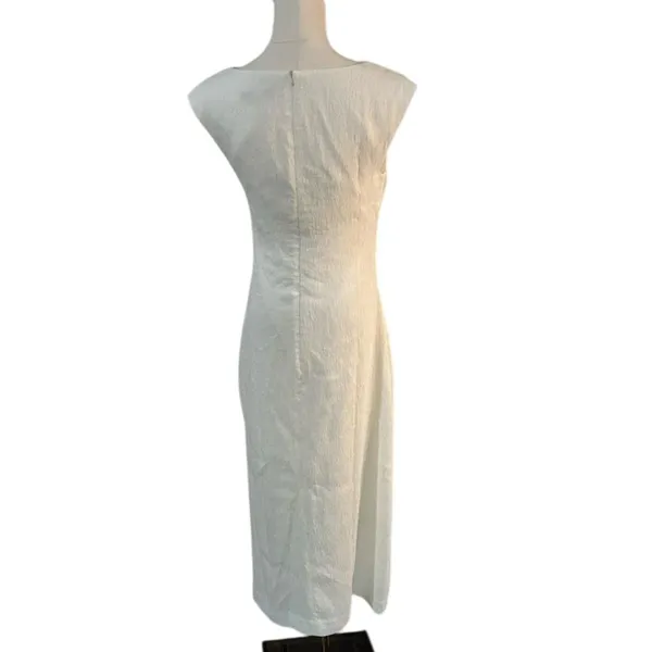 TRINA TURK Evelyn 2 Dress, White Lined, Size 2, NWT - Image 6