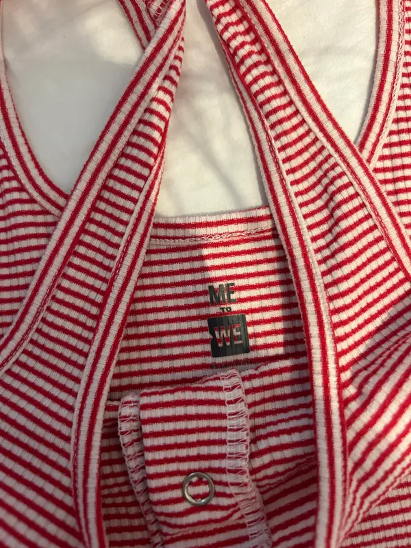 Red And White Striped Tank Top - Image 2