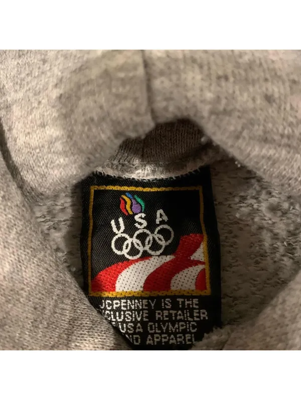 Vintage USA Olympics sweatshirt Gray Size M - Image 3