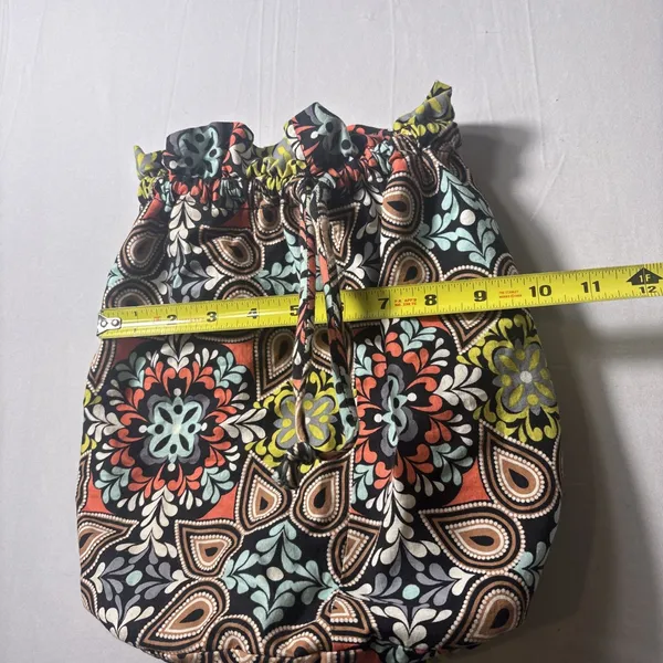Vera Bradley Retired Sierra Ditty Drawstring Plastic Lined Cosmetic Wet Bag Gym - Image 4