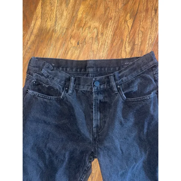 ALL SAINTS Serene Kick Flare Jeans *AS-IS Size 29 Black - Image 4