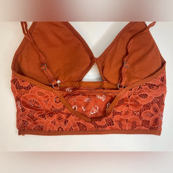Hollister Gilly Hicks Women’s Crochet Lace‎ Bra Size S - Image 5