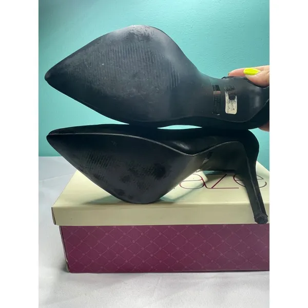 China‎ Glaze size 10 Chic Suede Pointed Toe Pumps - Image 6