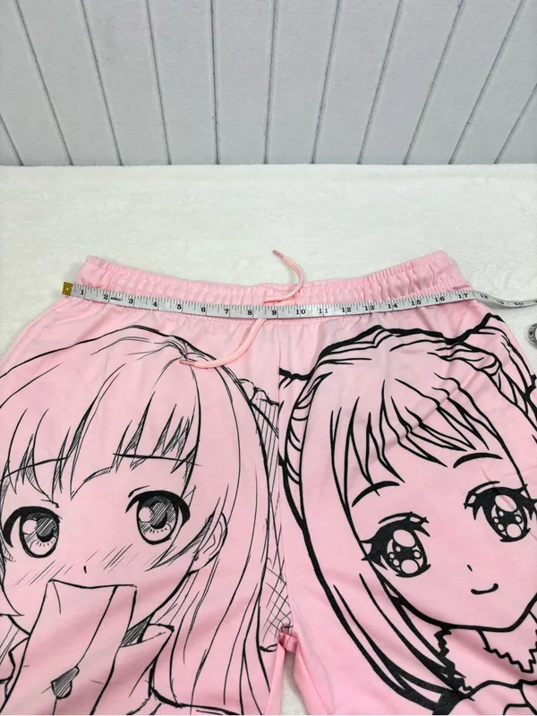 NGOrder Manga Anime Pink Jogger Sweatpants Size 12 - Image 11