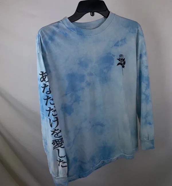 Printed Long Sleeve Blue Size M - Image 2