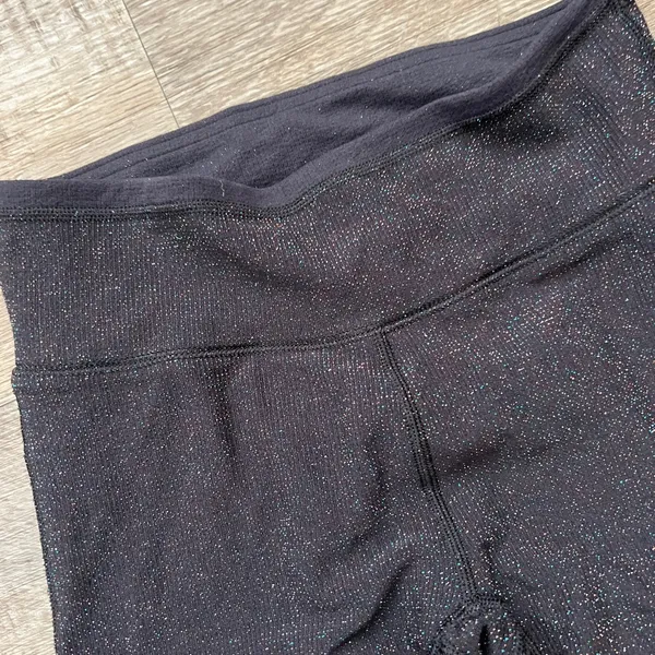 Aerie Chill.Play.Move black sparkly‎ leggings size small - Image 7