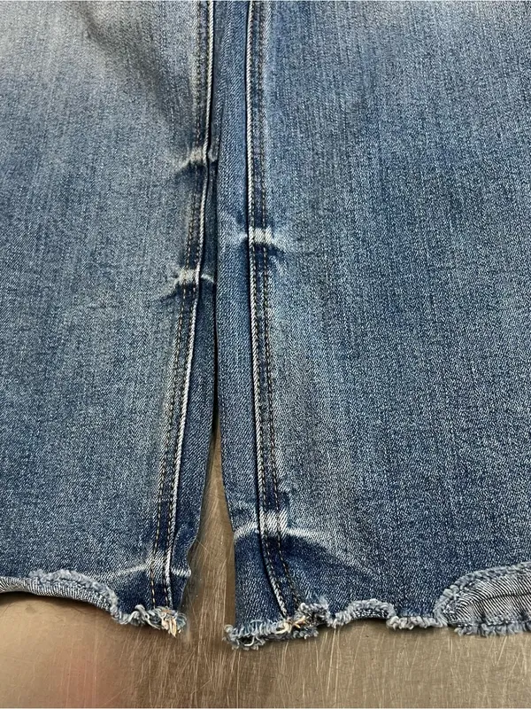 VERVET Women’s Medium Wash High-Rise Wide-Leg Stretch Blue Jeans - Size 26 VGUC - Image 5