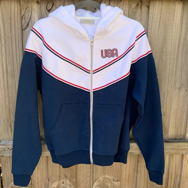 Free People American Track Zip Hoodie - Image 9